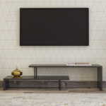 Tv stand Ferocity in colour anthracite 120x30x45cm - Слика 3