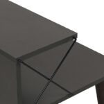 Side table Gather anthracite-walnut 50x40x55cm - Слика 5