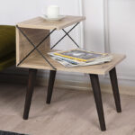 Side table-bedside table Gather sonoma-walnut 50x40x55cm - Image 2