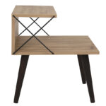 Side table-bedside table Gather sonoma-walnut 50x40x55cm - Image 4