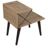 Side table-bedside table Gather sonoma-walnut 50x40x55cm - Image 5
