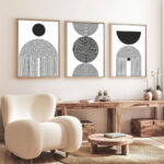 Canvas painting Serchie triptych with digital printing 30x3x40cm - Слика 2