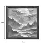 Canvas painting Jedia with digital printing 50x3.5x50cm - Слика 2