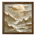 Canvas painting Jedia with digital printing 50x3.5x50cm