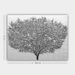 Canvas painting Sarwey with digital printing 70x3x100cm - Слика 3