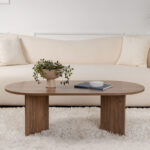 Coffee table Tabletod in walnut color 119x60x40cm - Image 2