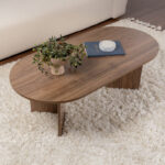 Coffee table Tabletod in walnut color 119x60x40cm - Image 3