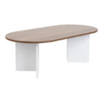 Coffee table Tabletod in walnut-white color 119x60x40cm