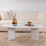 Coffee table Tabletod in white color 119x60x40cm - Image 2