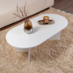 Coffee table Tabletod in white color 119x60x40cm - Image 3