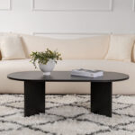 Coffee table Tabletod in black color 119x60x40cm - Image 2