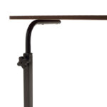 Metalic lifting computer table Piper MDF in walnut color 60x40x69-90cm - Слика 5