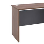 Work desk Cassius dark grey-walnut 120x60x75cm - Слика 2
