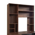 Computer desk-bookcase Novelty walnut 120x55x182cm - Слика 2