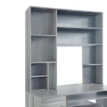 Computer desk-bookcase Novelty grey-oak 120x55x182cm - Image 2
