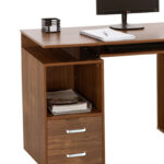 Computer desk Liberion walnut 120x55x76cm - Слика 2