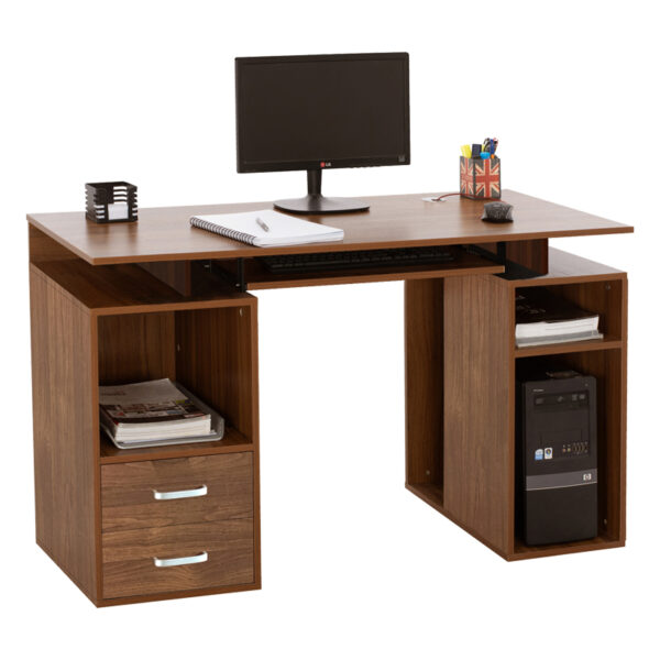Computer desk Liberion walnut 120x55x76cm