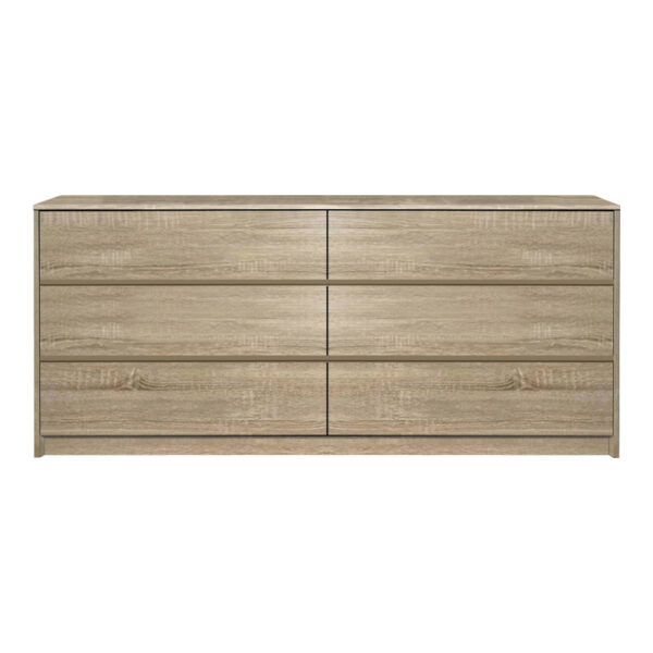 Комода од мдф Куангер во природна нијанса 120x40x70 см