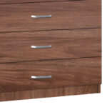 Gioko chest of drawers with 5 drawers in walnut shade 80x40x100cm - Слика 3