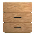 Sonlen mdf bedside table in oak color 60x40x66cm