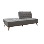 Sofa bed Marco in grey fabric 180x80x80cm - Слика 2