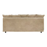3-seater sofa Interest beige fabric with five pillows 196x85x90cm - Слика 3