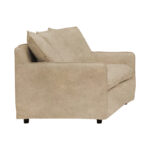 2-seater sofa Interest beige fabric with three pillows 140x85x90cm - Слика 3