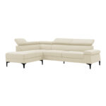 Right corner sofa Gracious beige fabric 257x178x86cm - Image 3