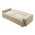 Three-seater sofabed Harmonious boucle beige 223.5x92x81cm - Слика 2