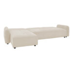 Corner sofa Inspired reversible fabric beige 293x142x80cm - Image 3