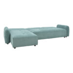 Corner sofa Inspired reversible mint fabric 293x142x80cm - Image 3