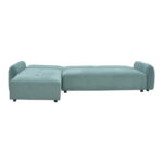Corner sofa Inspired reversible mint fabric 293x142x80cm - Image 4