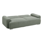 Three-seater sofa Harmonious boucle olive green 223.5x92x81cm - Image 2