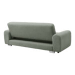 Three-seater sofa Harmonious boucle olive green 223.5x92x81cm - Image 3