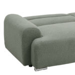 Three-seater sofa Harmonious boucle olive green 223.5x92x81cm - Image 4