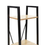 Bookcase Ramon natural-black 34x32,5x148cm - Слика 3