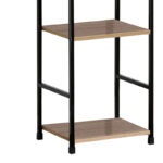 Bookcase Azuel oak-black steel 29x23.5x144cm - Image 3