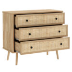 Chest of 3 drawers Oslo  sonoma 90x39x79cm - Image 3