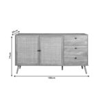Buffet Oslo sonoma 150x39x79cm - Image 5