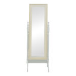 Malone Inart mirror antique white color mdf 55x50x160cm - Image 2