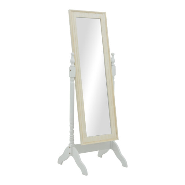 Огледало Malone Inart античко бело мдф 55x50x160 см