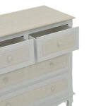Chest of drawers Joliene Inart natural-antique white color mdf80x40x80cm - Слика 5