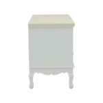 TV cabinet Joliene Inart natural-antique white color mdf 100x42x61cm - Image 4