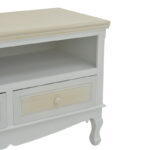 TV cabinet Joliene Inart natural-antique white color mdf 100x42x61cm - Image 5