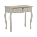 Console Joliene Inart natural-antique white color mdf 80x40x75cm - Image 3