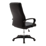 Manager office chair Roby with PU in black colour - Слика 2