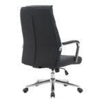 Manager office chair Siquel pu in black color - Слика 2
