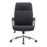 Manager office chair Siquel pu in black color - Слика 4