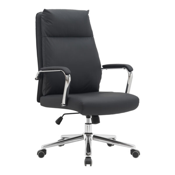 Manager office chair Siquel pu in black color