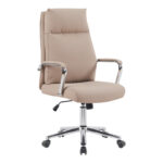 Manager office chair Siquel pu in cappuccino color